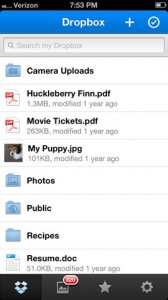 M dropbox for iphone